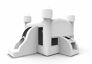 Buy an inflatable manufactured leftside climb & slide combo 13ft bounce house in the theme wedding for both young and old. Order inflatable bounce houses online at JB Inflatables America
