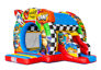 Bouncedome with Slide Comic springkussen met glijbaan te bestellen bij JB Inflatables