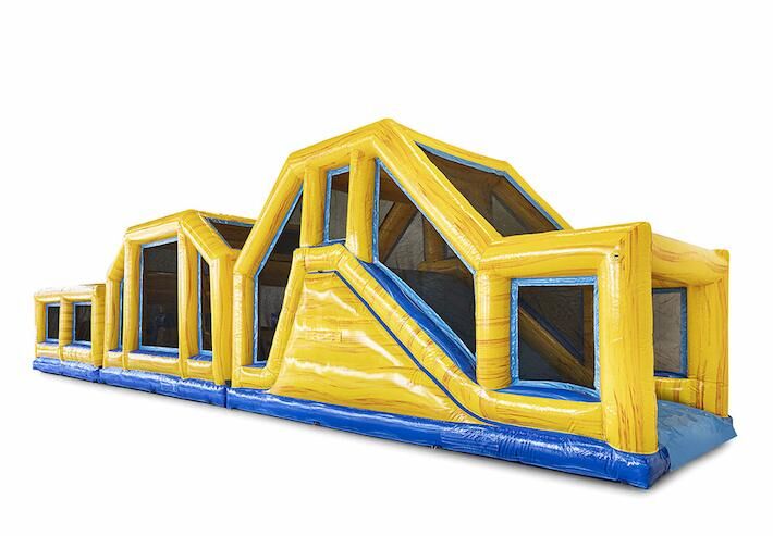 Compre uma pista de obstáculo de mármore modular, de 19 metros de comprimento com objetos 3D correspondentes e pistas duplas em diferentes temas para crianças. Ordene pistas de obstáculos infláveis ​​agora online em JB Insuflaveis Portugal