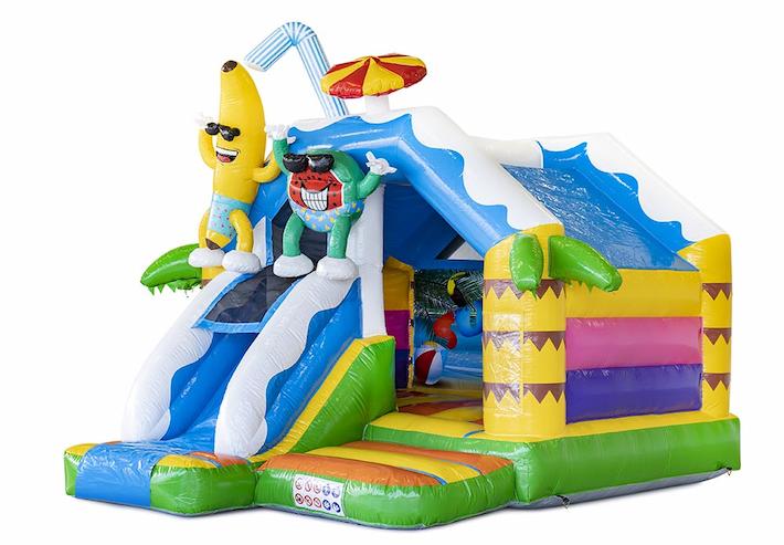 Opblaasbaar springkussen in summer party kopen voor kinderen