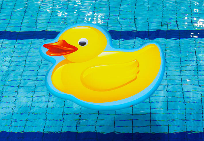 Drijfmat in water in eendjes thema voor zwembad te koop bij JB in Meppel