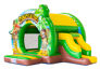 Bouncedome with Slide Dino springkasteel met glijbaan te bestellen bij JB Inflatables