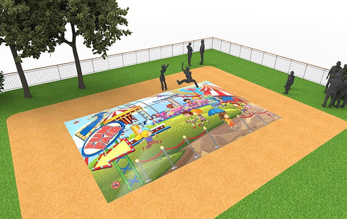 Buy inflatable airmountain in rollercoaster theme for children. Order inflatable airmountains now online at JB Inflatables UK
