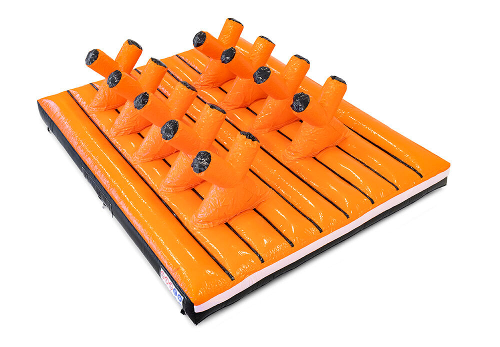 Opblaasbare 40-delige giga modulaire X Platform hindernisbaan kopen voor kinderen. Bestel opblaasbare stormbanen nu online bij JB Inflatables Nederland