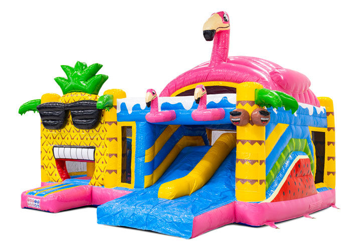 Kup zamknięty zamachowy Multiplay Dubbelslide w temacie flamingo na Hawajach w JB