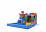 springkussen met water en glijbaan in superblocks thema bestellen