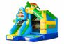 Inflatable slide combo hawaii-themed bouncy castle to buy for kids. Order inflatable bouncy castles with slide at JB Inflatables UK