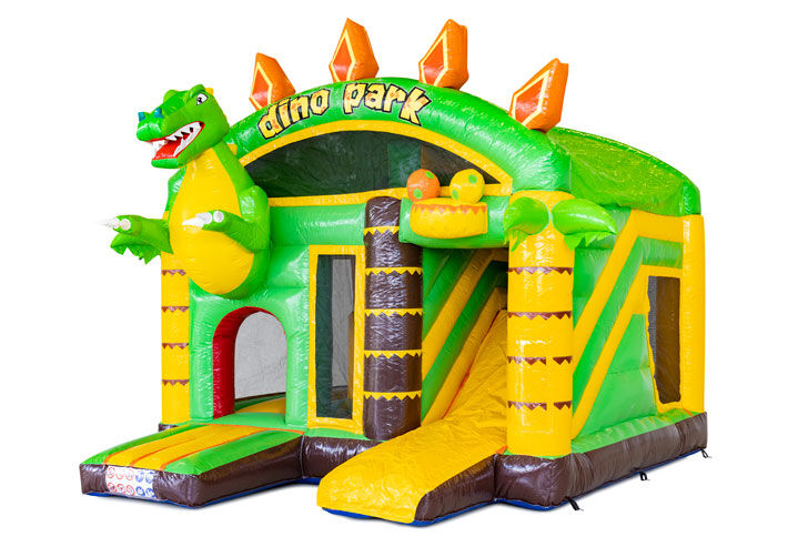 Opblaasbaar multi box springkussen dino bestellen
