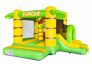 compacte opblaasbaar luchtkussen met glijbaan in jungle thema bestellen voor kinderen