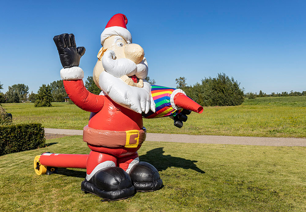 Bubble spacial santa