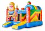 Compre um castelo insuflável multijogador interno em uma festa temática com escorregador para crianças. Encomende castelos insufláveis ​​online na JB Insufláveis ​​Portugal