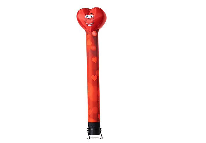 Koop de opblaasbare skydancer 3d hart van 4.5m hoog nu online bij JB Inflatables Nederland. Alle standaard opblaasbare airdancers worden razendsnel geleverd