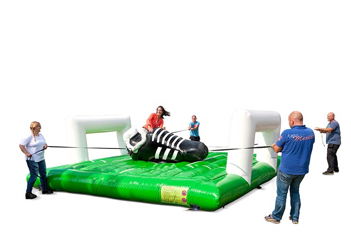 Trekrodeo kopen met voetbalschoen 