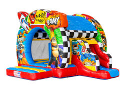 Bouncedome with Slide Comic Bouncy Castle