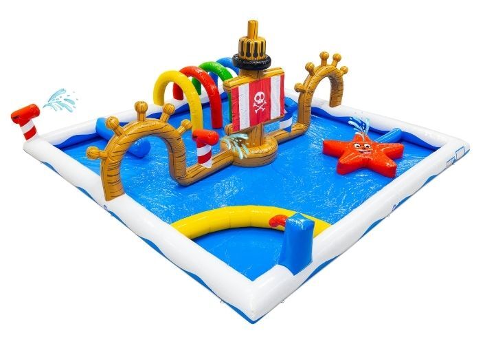 Großer aufblasbarer Wasserspielpark Spraypark im Piraten-Thema