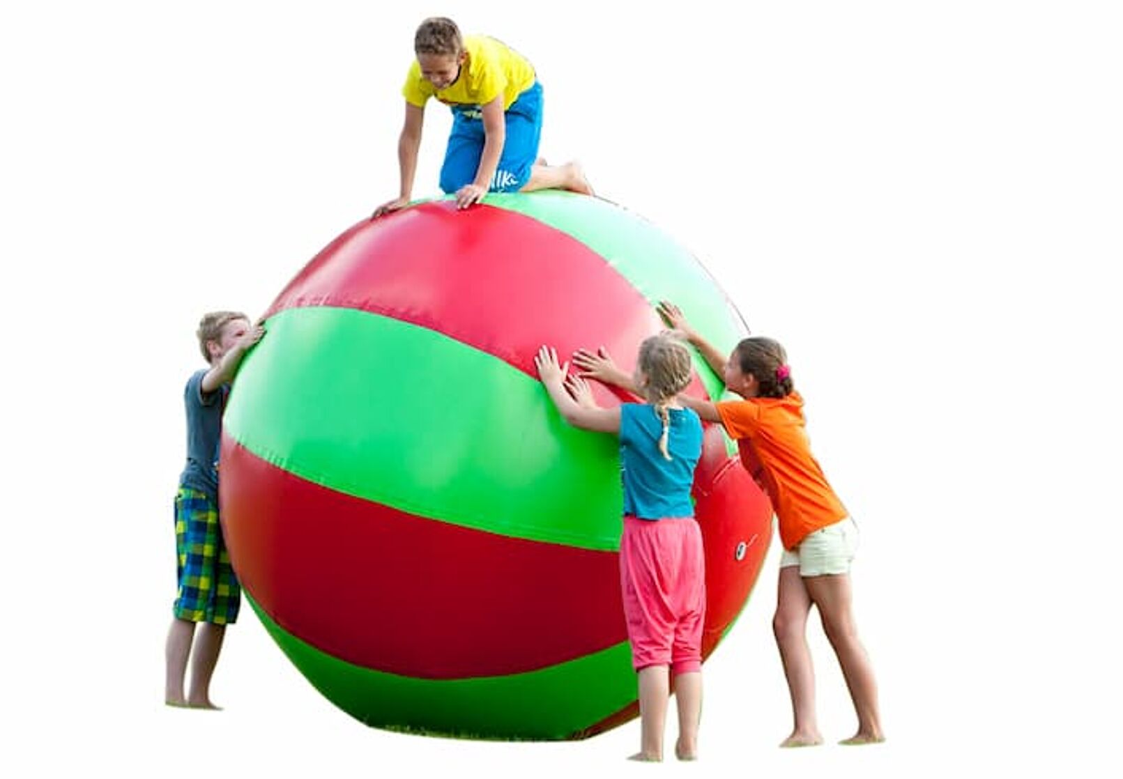 Product afbeelding Gros Ballon 2m vert/rouge
