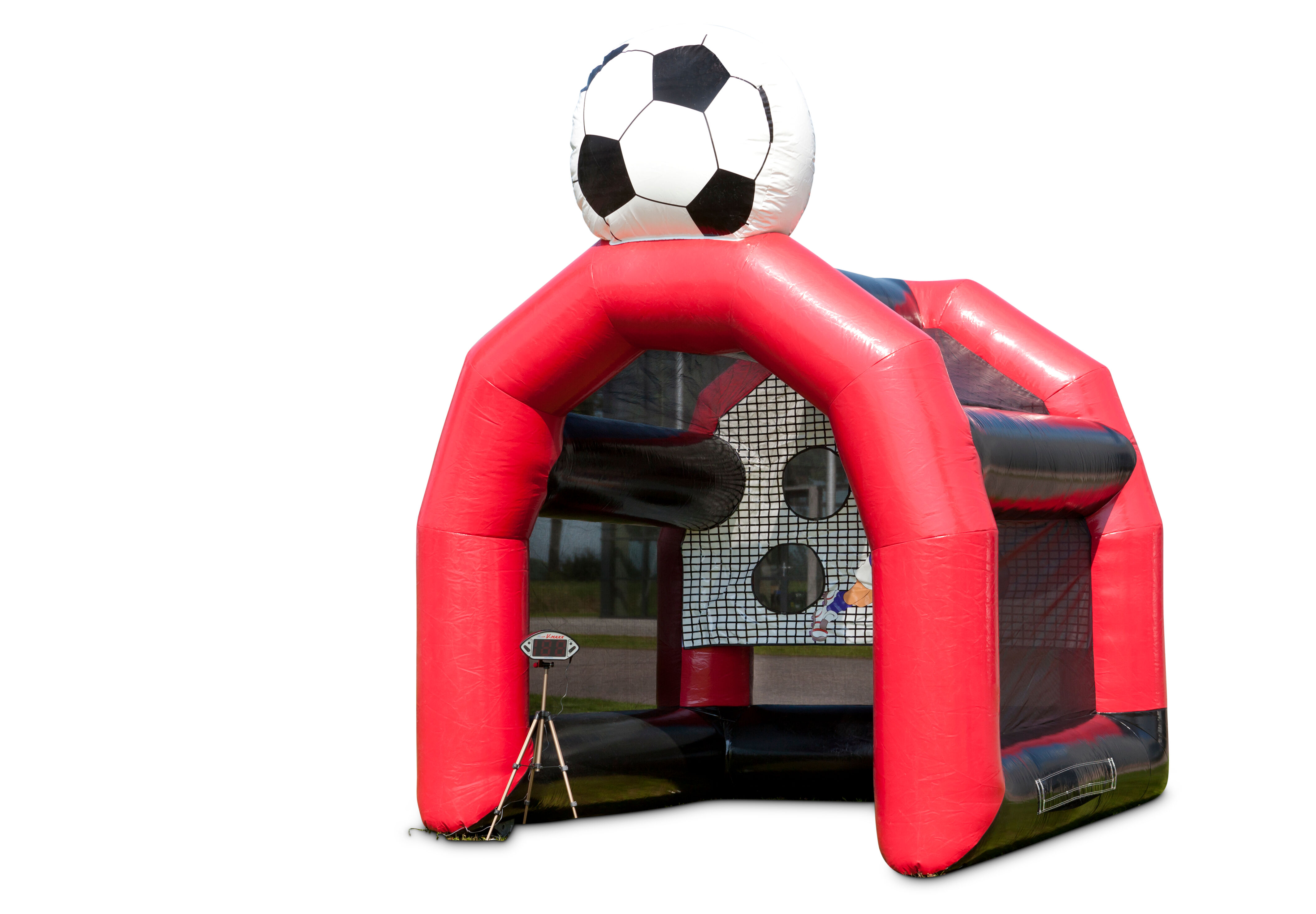 Haal opblaasbare snelheid schieten voetbalspel voor zowel oud als jong nu online. Koop opblaasbare voetbalspel bij JB Inflatables Nederland