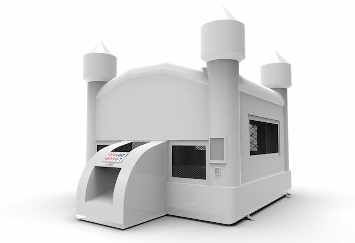 Buy inflatable unique manufactured 13ft jumper basic bounce houses in wedding theme. Order inflatable bounce houses online at JB Inflatables America