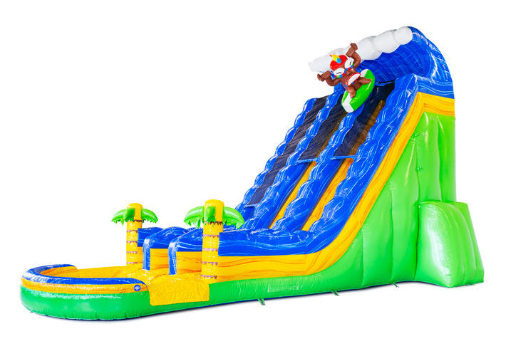 Kaufen Sie aufblasbare Wasserrutsche Waterslide D22 Hawaii mit tropischem Thema