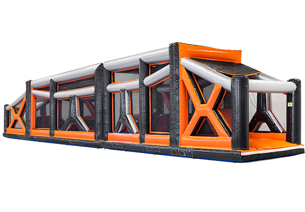 Carrera de obstáculos inflable Mega Ball Hopper de 40 piezas para niños. Compre carreras de obstáculos inflables en línea ahora en JB Hinchables España