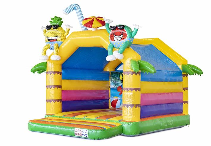 Inflatable Bouncer Summer Party Theme With Festive Objects For Sale For Kids