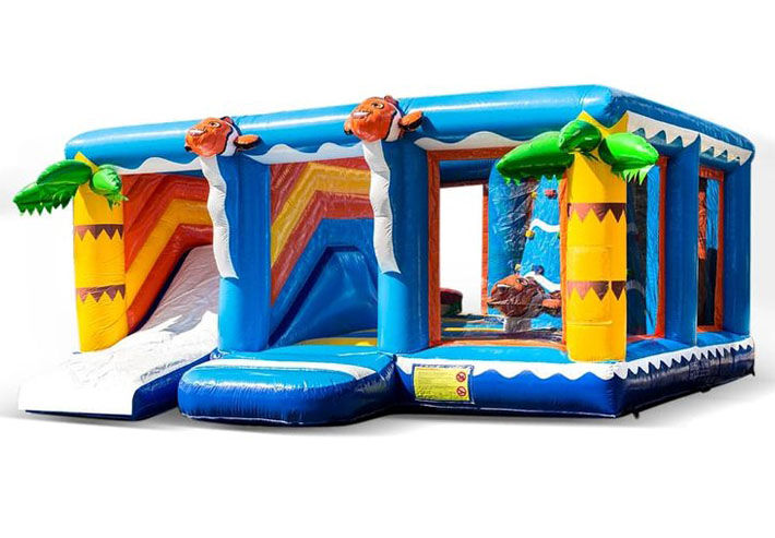 Indoor springkasteel seaworld thema kopen
