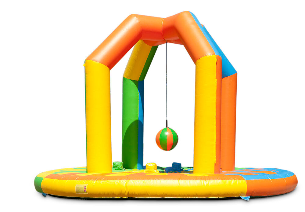 Aufblasbares Swing Him Off in bunten Farben für Kinder online zu bestellen bei JB Hüpfburgen 