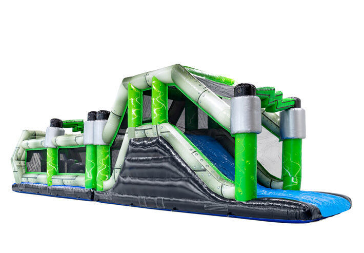 Stormbaan 17 meter Extreme opblaasbare hindernisbaan te bestellen bij JB Inflatables