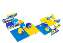Softplay Conjunto L Pirata Mundo Marinho (22 peças)