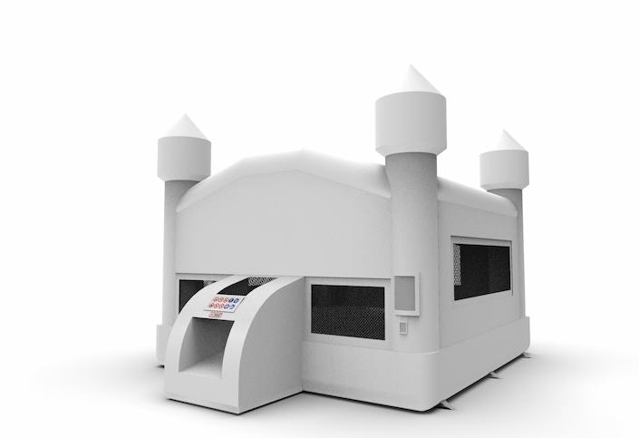 Buy inflatable manufactured unique 15ft jumper basic bounce houses in wedding theme. Order inflatable bounce houses online at JB Inflatables America