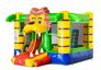 Comprar pequeño castillo hinchable inflable con tobogán en tema de león para niños. Ordene castillos hinchables con tobogán en JB Hinchables España