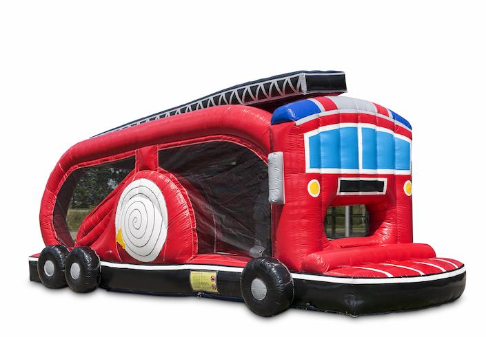 Compre la pista americana inflable de 8 m de la brigada de bomberos mini run para niños. Ordene pistas americanas inflables ahora en línea en JB Hinchables España