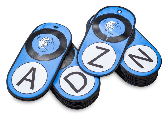 Order a set of letters to put in ips spots for educational purposes
