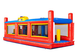 Pole Dodger - Parcours gonflable modulable Fête Foraine 