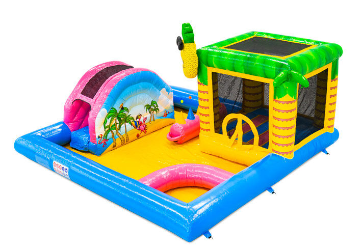 Kidspark Jungle Dino avec des illustrations de flamant rose et plage à vendre chez JB.