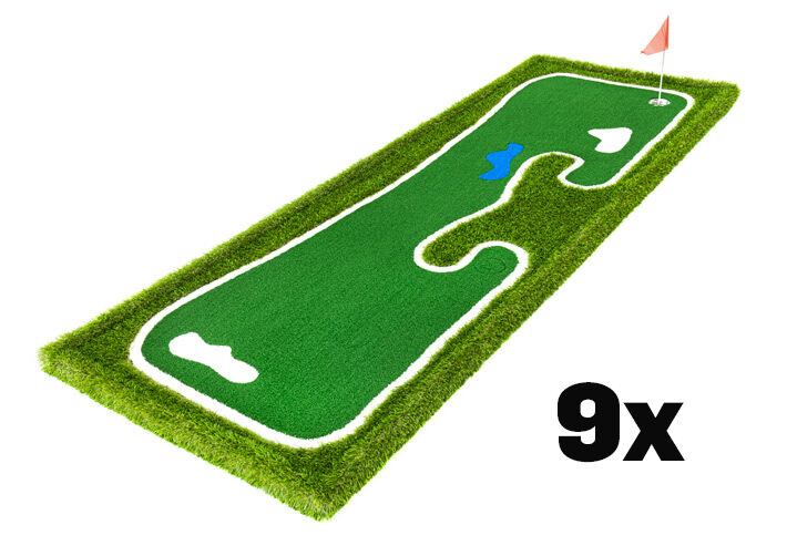 Mini golf matten 9 verschillende matten te bestellen bij JB Inflatables