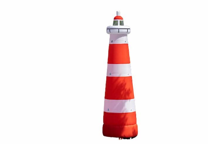 opblaasbare vuurtoren rood wit bestellen 