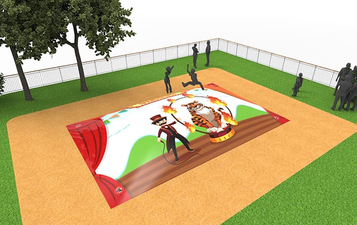 Achetez airmountain gonflable sur le thème du cirque pour les enfants. Commandez des airmountains gonflables maintenant en ligne chez JB Gonflables France