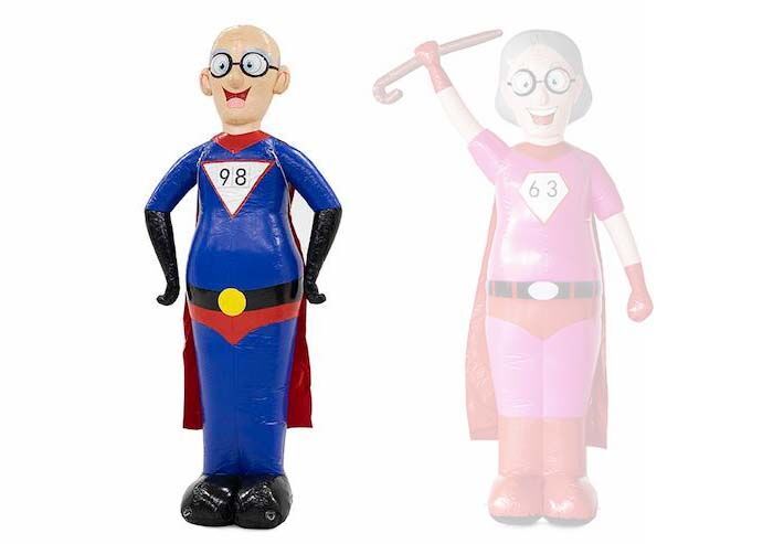 Abraham Superman opblaasbare pop kopen in superman thema met keep
