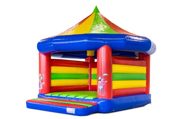 Acheter un château gonflable d'intérieur sur le thème du cirque et du clown