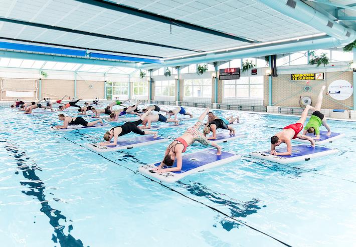 wobble pakket van 10 stuk voor in het zwembad om bootcamp te doen huren