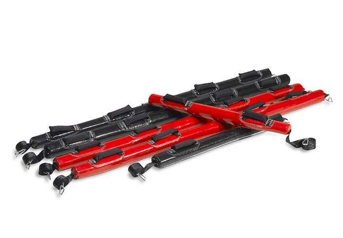 Rood zwart voetbaltafel speelset kopen voor inflatable opblaasbaar springkussen spel voor kinderen