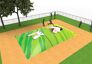 Buy inflatable airmountain in a rabbit theme for children. Order inflatable airmountains now online at JB Inflatables UK