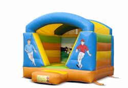 Hüpfburg Mini Fußball mit Dach
