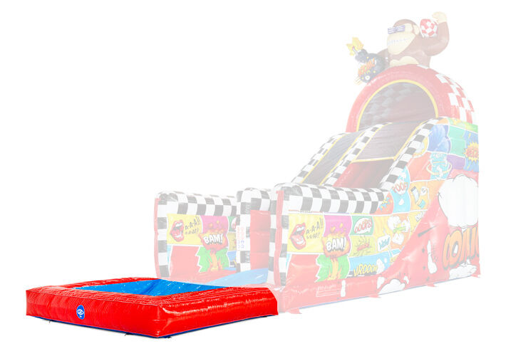 Order a connectable pool for the 4-in-1 Comic or Rollercoaster slide from JB-Inflatables.