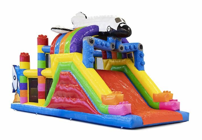 Ordene la pista americana Superblocks con objetos 3D para niños. Compre pistas americanas inflables en línea ahora en JB Hinchables España