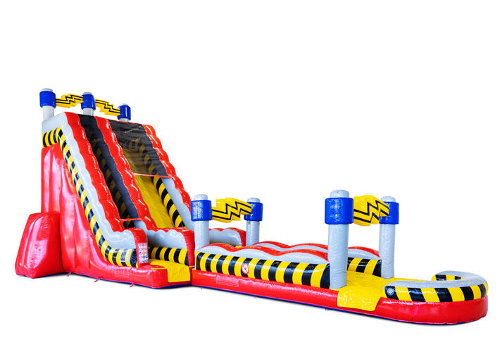 Compra un llamativo tobogán de agua en JB Inflatables