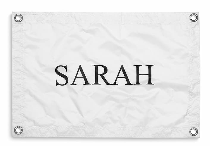 Banner voor Sarah 50 vijftig jaar jubileum feest kopen
