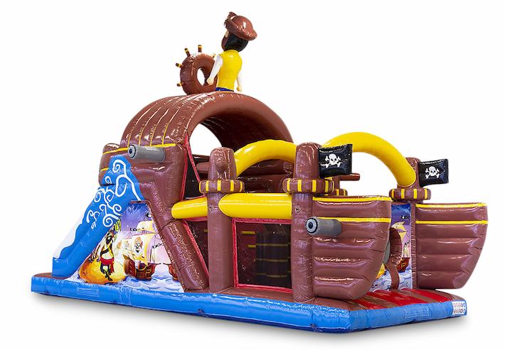 Barco pirata 9m pista americana inflable para niños. Ordene pistas americanas inflables ahora en línea en JB Hinchables España