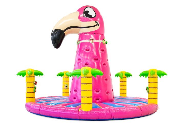 Zamów wieżę wspinaczkową Flamingo dla dzieci. Kup teraz dmuchane wieże wspinaczkowe online w JB Dmuchańce Polska
